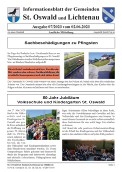 Gemeindeinfoblatt 2023-06 vom 10. Mai 2023