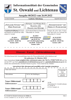 Gemeindeinfo 2022-08 vom 26. September 2022