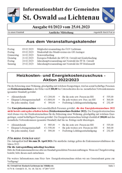 Gemeindeinfo 2023-01 vom 25. Jänner 2023