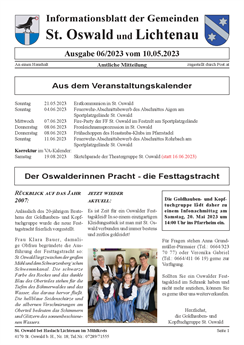 Gemeindeinfoblatt 2023-05 vom 06.04.2023