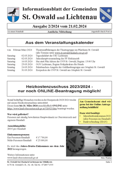 Gemeinde-Infoblatt 1-2024 vom 12.01.2024